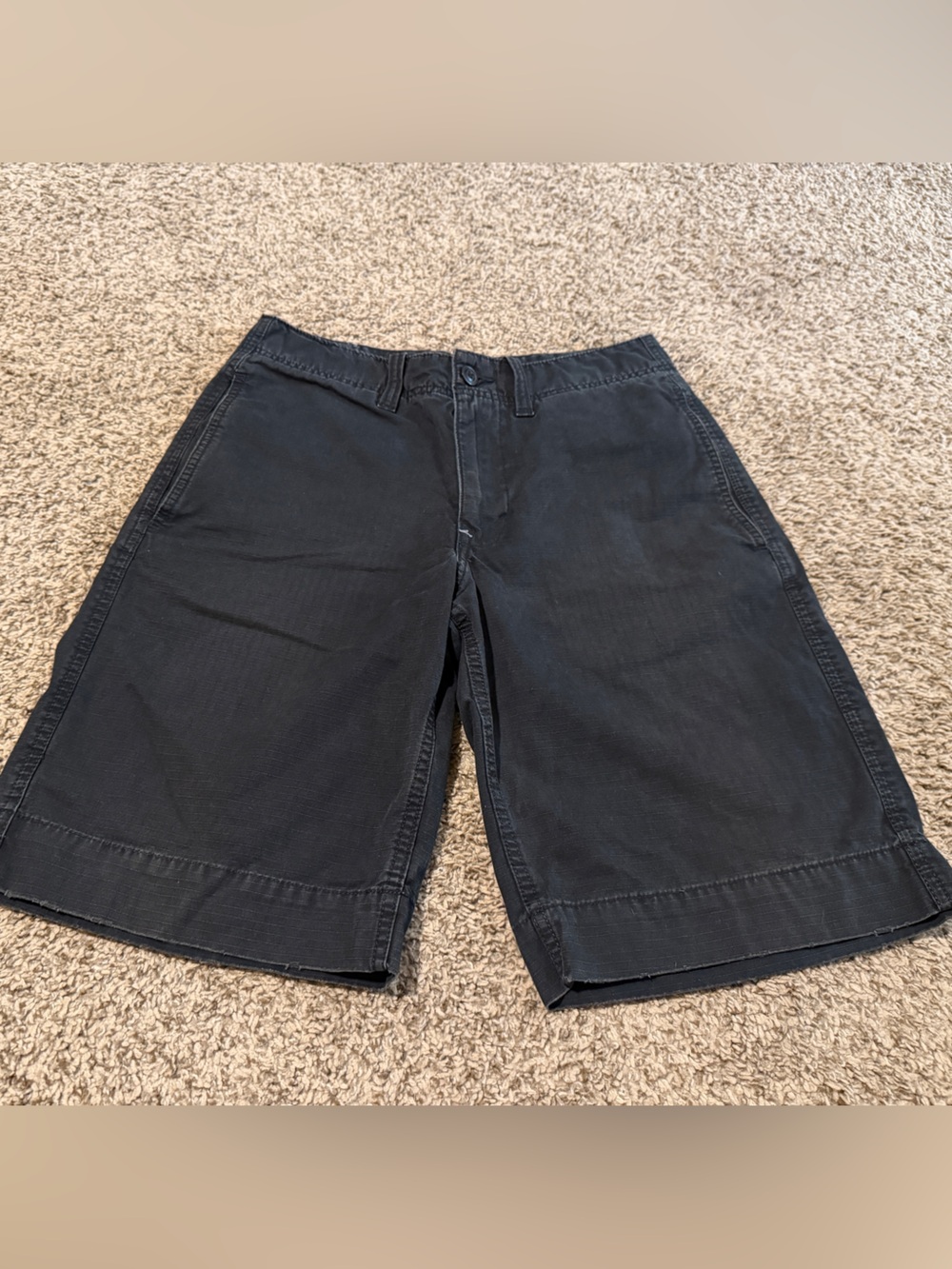 Lucky Brand Men's Black Flat-Front Shorts